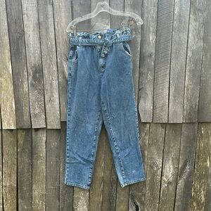 PacSun Mom Jean with Tie Waist size 27